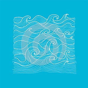 Abstract sea background for your design