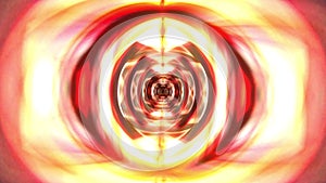 Abstract seamless 3D background animation red gold light graphic swirl tunnel footage. space travel tunnel concept,Animation of s