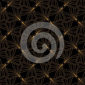 Abstract Seamless Art Deco Pattern. Stylish antique background.