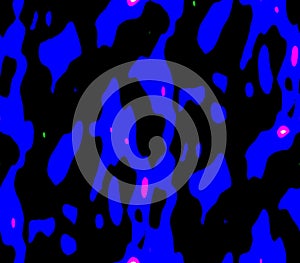 Abstract seamless background in blue, white, black and pink colors