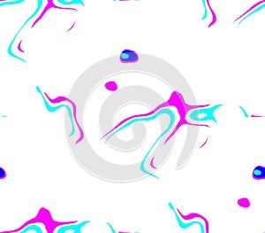 Abstract seamless background in blue, white and pink colors