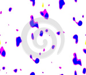 Abstract seamless background in blue, white and pink colors