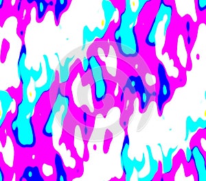 Abstract seamless background in blue, white and pink colors