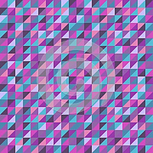 Abstract seamless background with colorful triangles. Vector illustration.