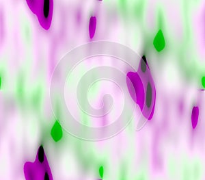 Abstract seamless background in green, white, black and pink colors