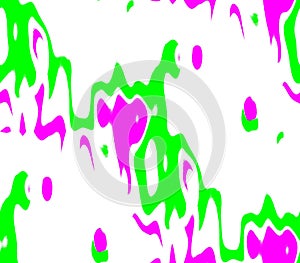 Abstract seamless background in green, white and pink colors