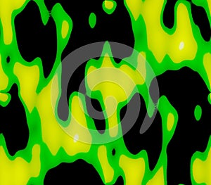 Abstract seamless background in green, white and yellow, black colors