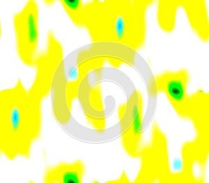 Abstract seamless background in green, white and yellow colors