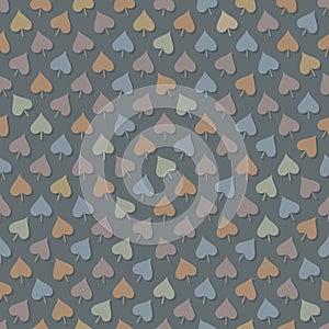 Abstract seamless background with leaves