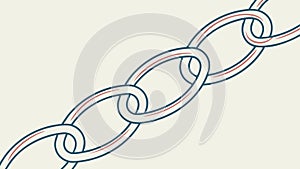 Abstract Seamless Chain Link Pattern, vector design Generative AI