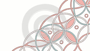 Abstract Seamless Circular Geometric Pattern, vector design Generative AI