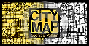 Abstract seamless city plan