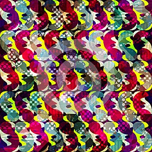 Abstract seamless color pattern in graffiti style. Quality vector illustration for your design