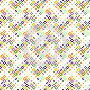 Abstract seamless colorful diagonal square pattern background design