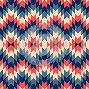 Abstract seamless colorful geometric shape pattern design background