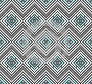 Abstract seamless colorful pattern. Modern stylish background with rhombus elements.