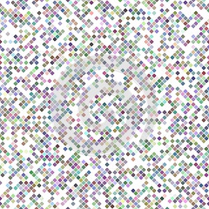 Abstract seamless diagonal square mosaic pattern background - graphic design