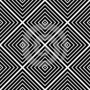 Abstract seamless geometric black checked pattern