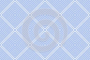 Abstract Seamless Geometric Checked Blue Pattern