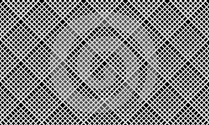 Abstract Seamless Geometric Checked Halftone Black and White Pattern