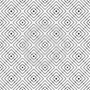 Abstract Seamless Geometric Checked Pattern and Texture