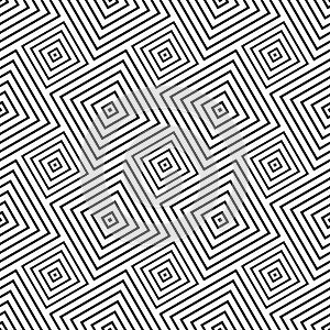 Abstract seamless geometric checked pattern