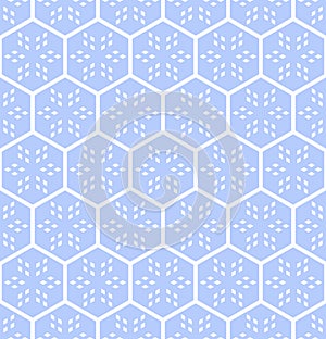 Abstract seamless geometric hexagons pattern. Honeycomb structure