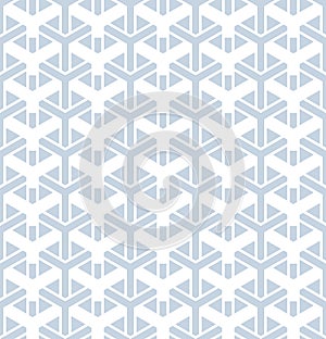 Abstract seamless geometric hexagons pattern and texture