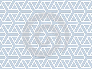 Abstract seamless geometric hexagons pattern and texture