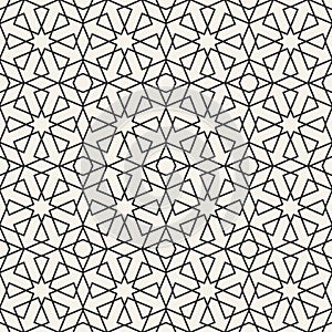 Abstract seamless geometric islamic wallpaper pattern