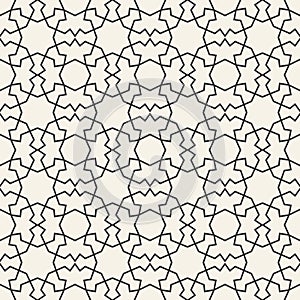 Abstract seamless geometric islamic wallpaper pattern