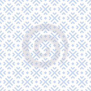 Abstract Seamless Geometric Light Blue Pattern