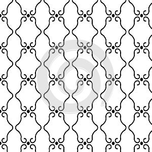 Geometric pattern in black