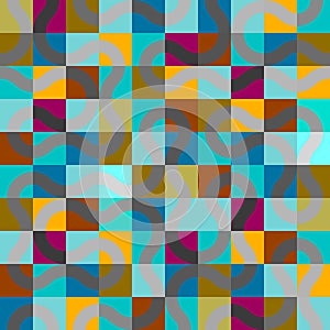 Abstract seamless geometric pattern. Geometric vector image.