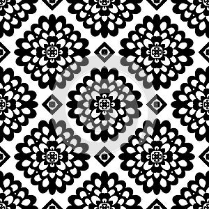 Abstract seamless geometric pattern rectangle circle arts photo