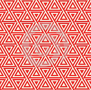 Abstract seamless geometric pattern with triangles