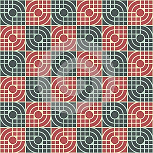 Abstract seamless geometric patternAbstract seamless pattern. Modern stylish texture. Regularly repeating geometric ornament of sq