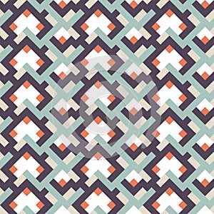 Abstract seamless geometric retor vintage background