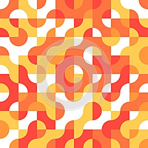 Abstract seamless geometric retro pattern