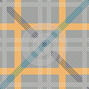 Seamless checkered vector print of diagonal lines