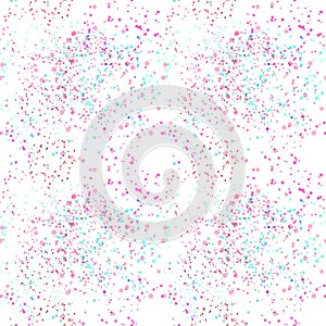 Abstract seamless holi pattern paint splatter layout