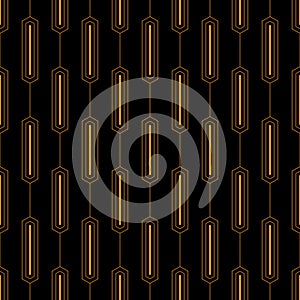 Abstract seamless lattice outline pattern. Hexagonal lattice pattern