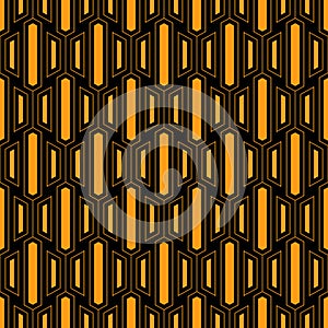 Abstract seamless lattice pattern. Hexagonal lattice pattern