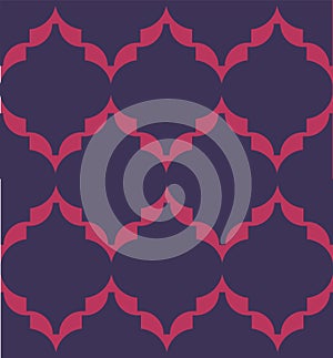 Abstract seamless Moroccan trellis patterns