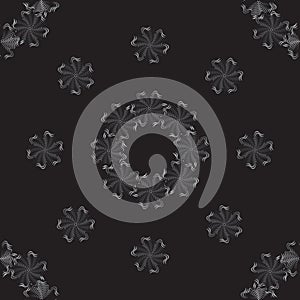 Abstract seamless openwork pattern