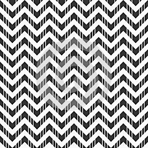 Abstract seamless pattern of arrows. Fashion zigzag pattern
