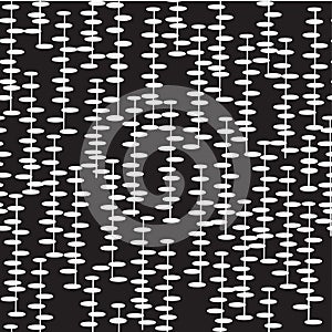 Abstract, seamless pattern in black and white colors.