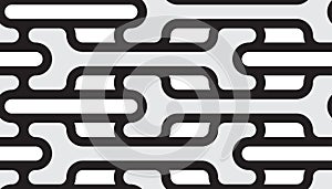 Abstract seamless pattern with bones