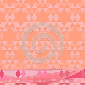 Abstract seamless pattern with bright colored rhombus. Concept orange color scheme of Autumn, Geometric background
