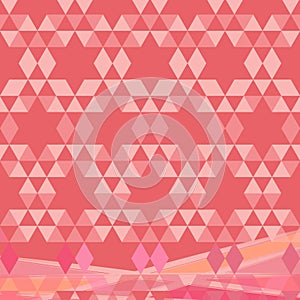 Abstract seamless pattern with bright colored rhombus.Geomatric Concept orange color scheme of Autumn,